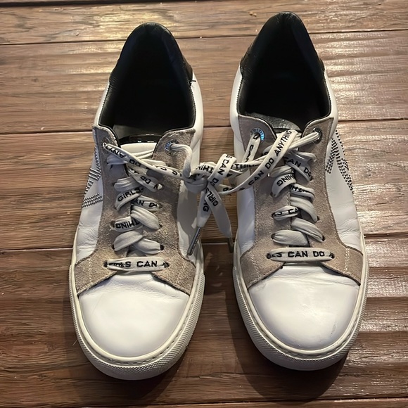 Zadig & Voltaire ZV1747 Leather Sneakers - Picture 1 of 9